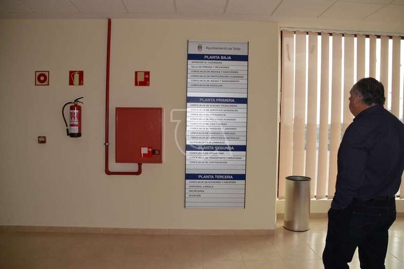 Interior del inmueble administrativo de El Cubillo/TA.